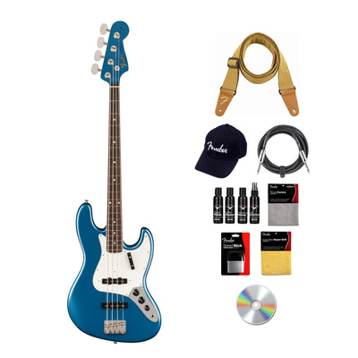 Fender American Vintage II 1966 Jazz Bass - Lake Placid Blue Antigua w/ Hat