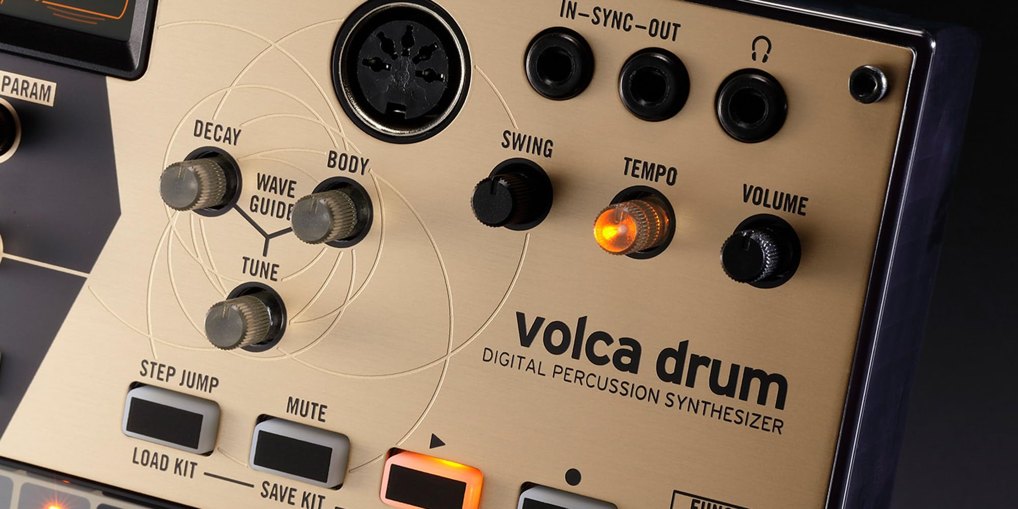 Korg Volca Drum Digital Percussion Synthesizer w/ Power Supply