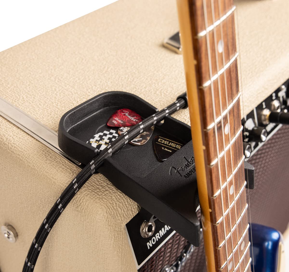 Fender Blues Junior Guitar Combo Amplifier - Lacquered Tweed w/ Fender Amperstand Guitar Cradle