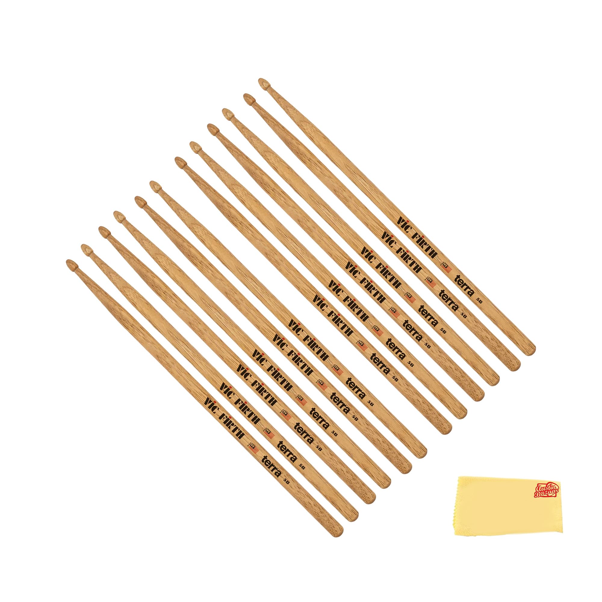Vic Firth American Classic 5BT Terra Series Drumsticks - 6 Pack
