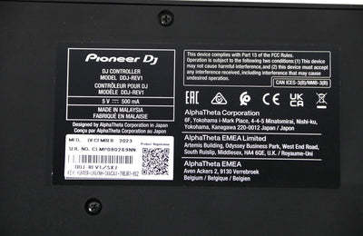 Pioneer DDJ-REV1 Serato DJ Controller - Black