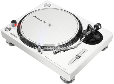 Pioneer DJ PLX-500 Direct Drive Turntable - White w/ Headphones