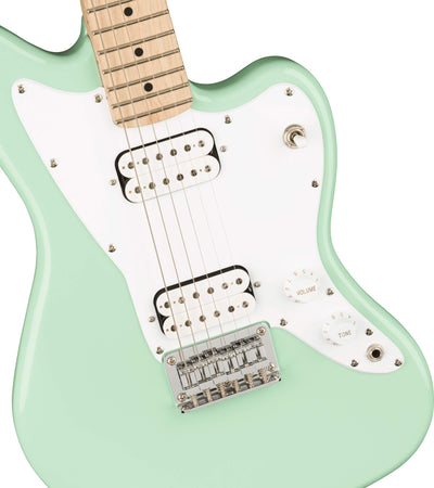 Fender Squier 3/4-Size Kids Mini Jazzmaster HH - Surf Green w/ Amplifier