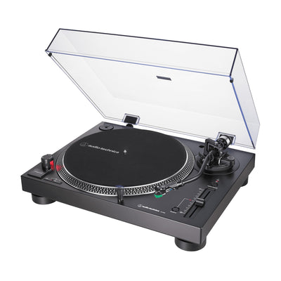 Audio-Technica AT-LP120XUSB Direct-Drive Turntable - Black w/ Headphones