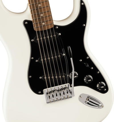 Fender Squier Sonic Stratocaster - Arctic White w/ Mustang Micro