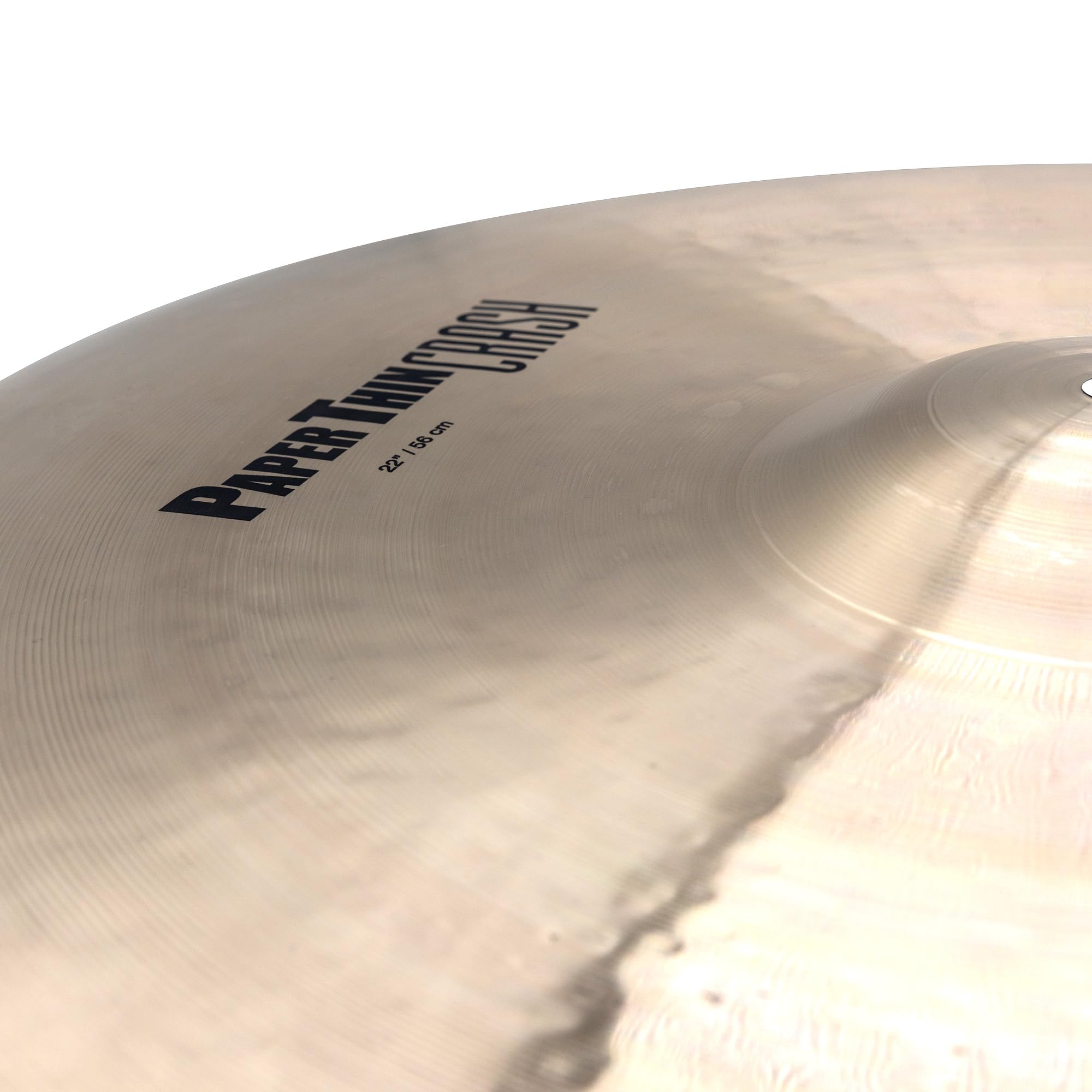 Zildjian K2822 22" K Paper Thin Crash Cymbal w/ Drumstick Bag