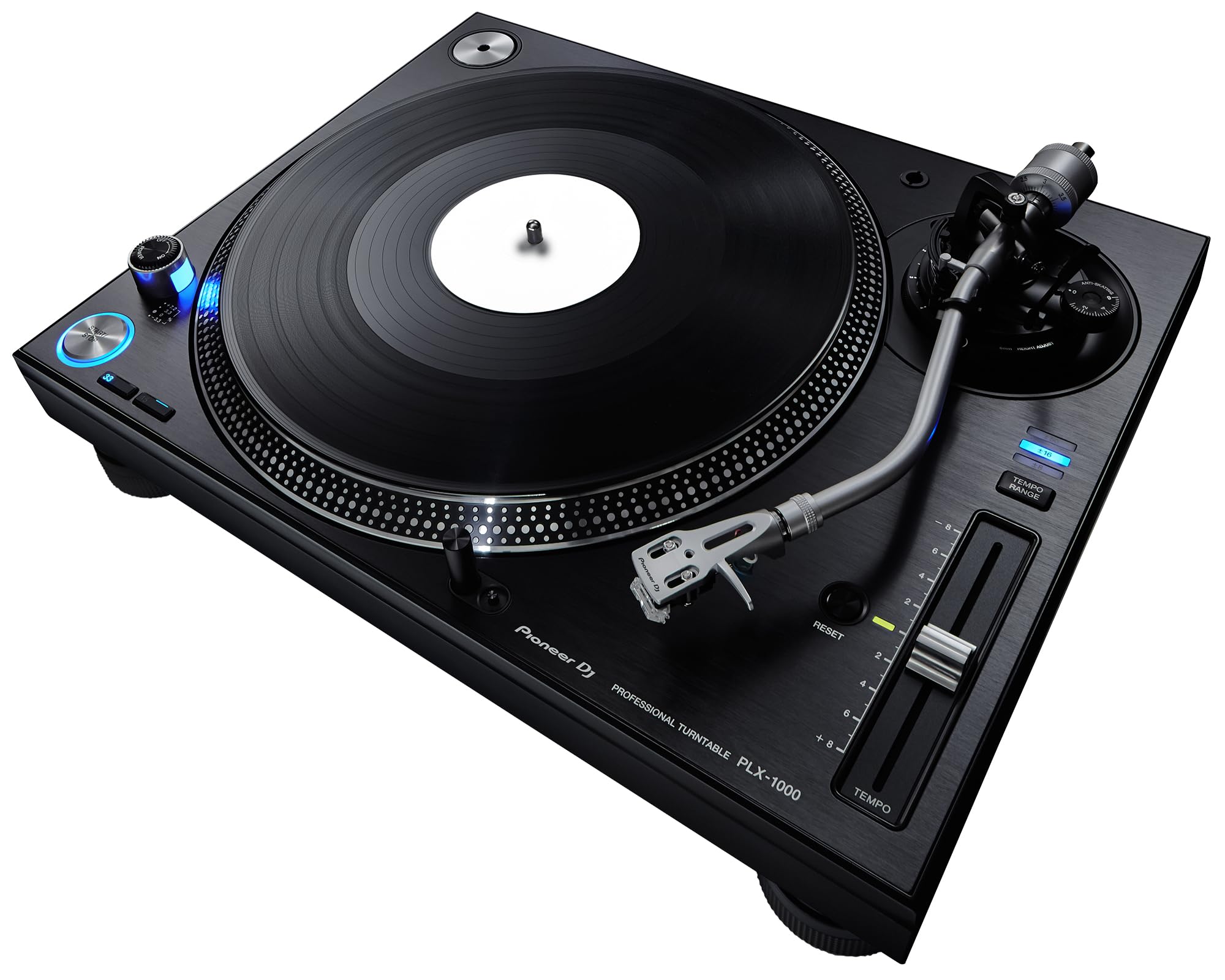 Pioneer DJ PLX-1000 Professional Direct Drive Turntable - Black w/ Headphones
