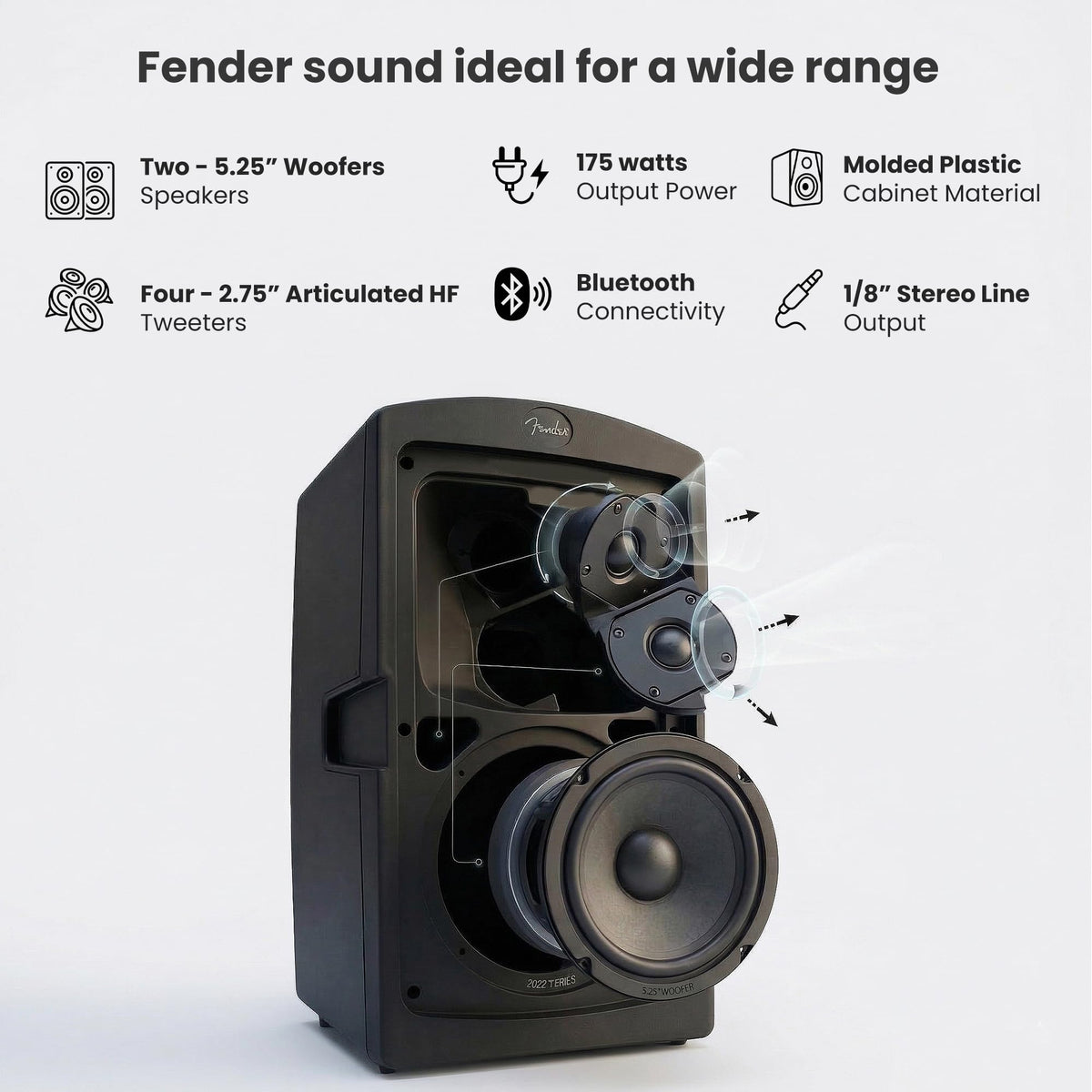 Fender Passport Conference S2 Portable PA System w/ Stands