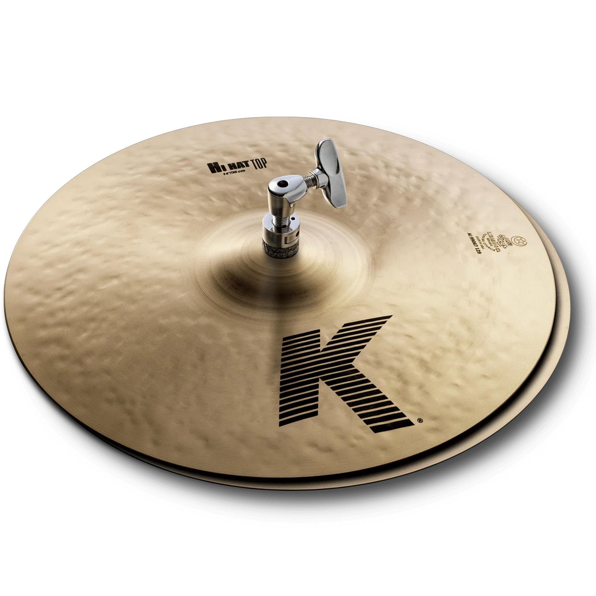 Zildjian K0820 13" K Hi-Hats Cymbal - Pair w/ Drumstick Bag