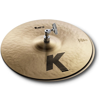 Zildjian K0820 13" K Hi-Hats Cymbal - Pair w/ Drumstick Bag