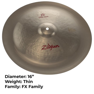 Zildjian A0616 16" FX China Trash Cymbal