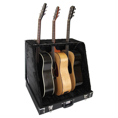 Gearlux Universal Guitar Stand Case for 6 Electric or 3 Acoustic Guitars