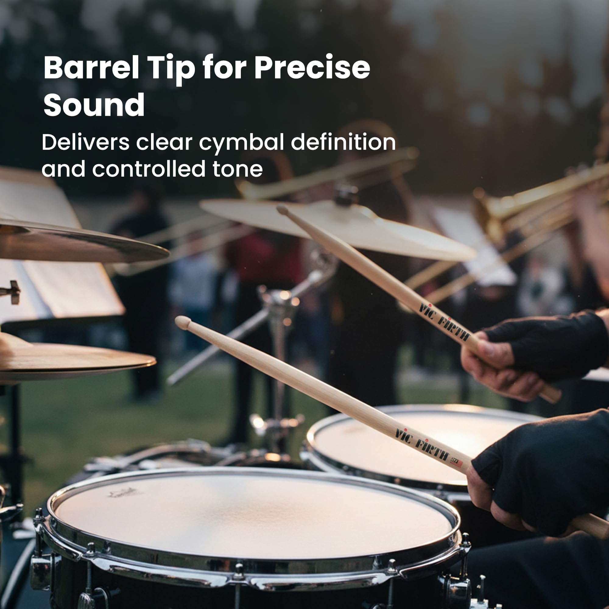 Vic Firth Corpsmaster Signature Snare John Mapes Drumsticks - 6 Pack