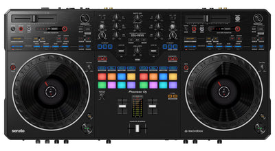 Pioneer DJ DDJ-REV5 Scratch-Style 2-Channel Professional DJ Controller w/ Laptop Stand