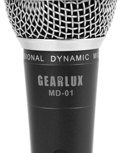 Gearlux MD-01 Wired Dynamic Vocal Microphone with On/Off Switch