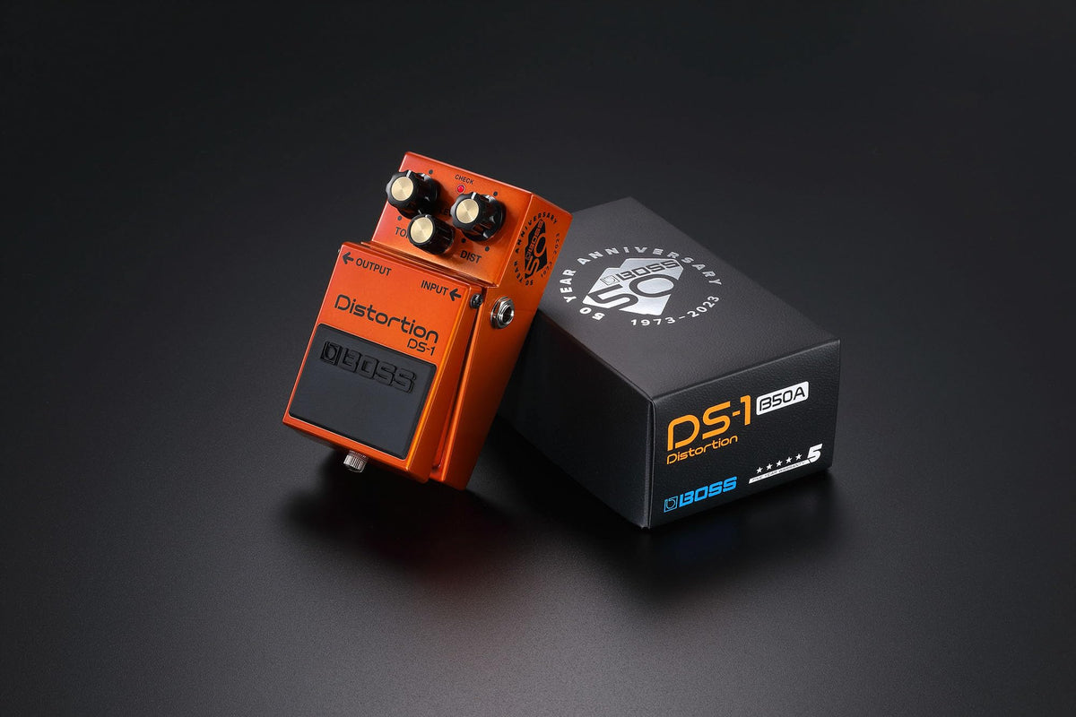 Boss DS-1 Distortion Limited Edition 50th Anniversary w/ Instrument Cable