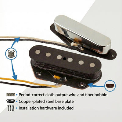 Fender Original Telecaster Pickups w/ Instrument Cable