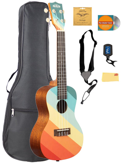 Kala KA-SURF-FAROUT Surf Far Out Concert Ukulele w/ Gig Bag