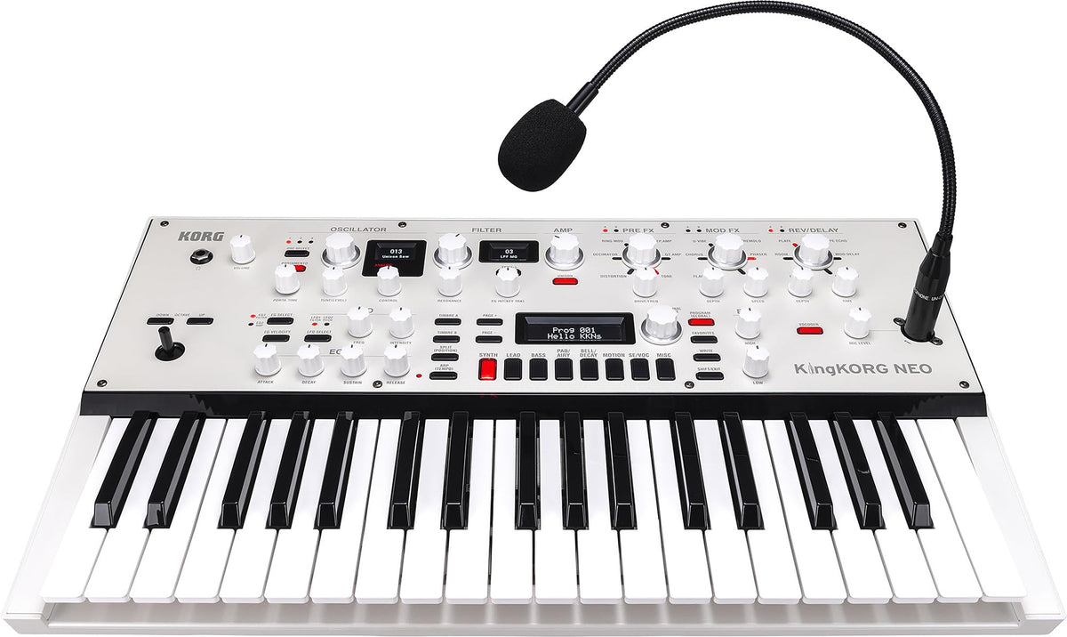 Korg KingKORG NEO 37-Key Virtual Analog Synthesizer w/ Sustain Pedal