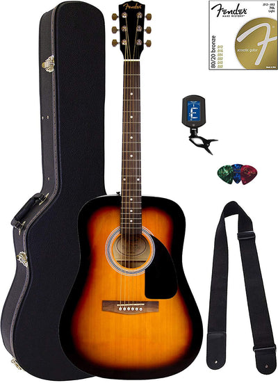 Fender FA-115 Dreadnought Acoustic Guitar - Sunburst w/ Hard Case