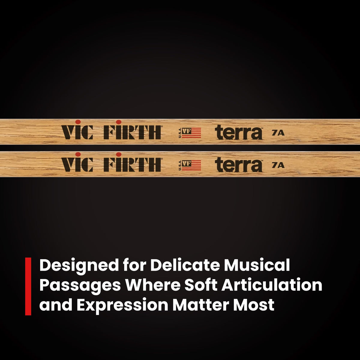 Vic Firth American Classic 7A Terra Series Drumsticks