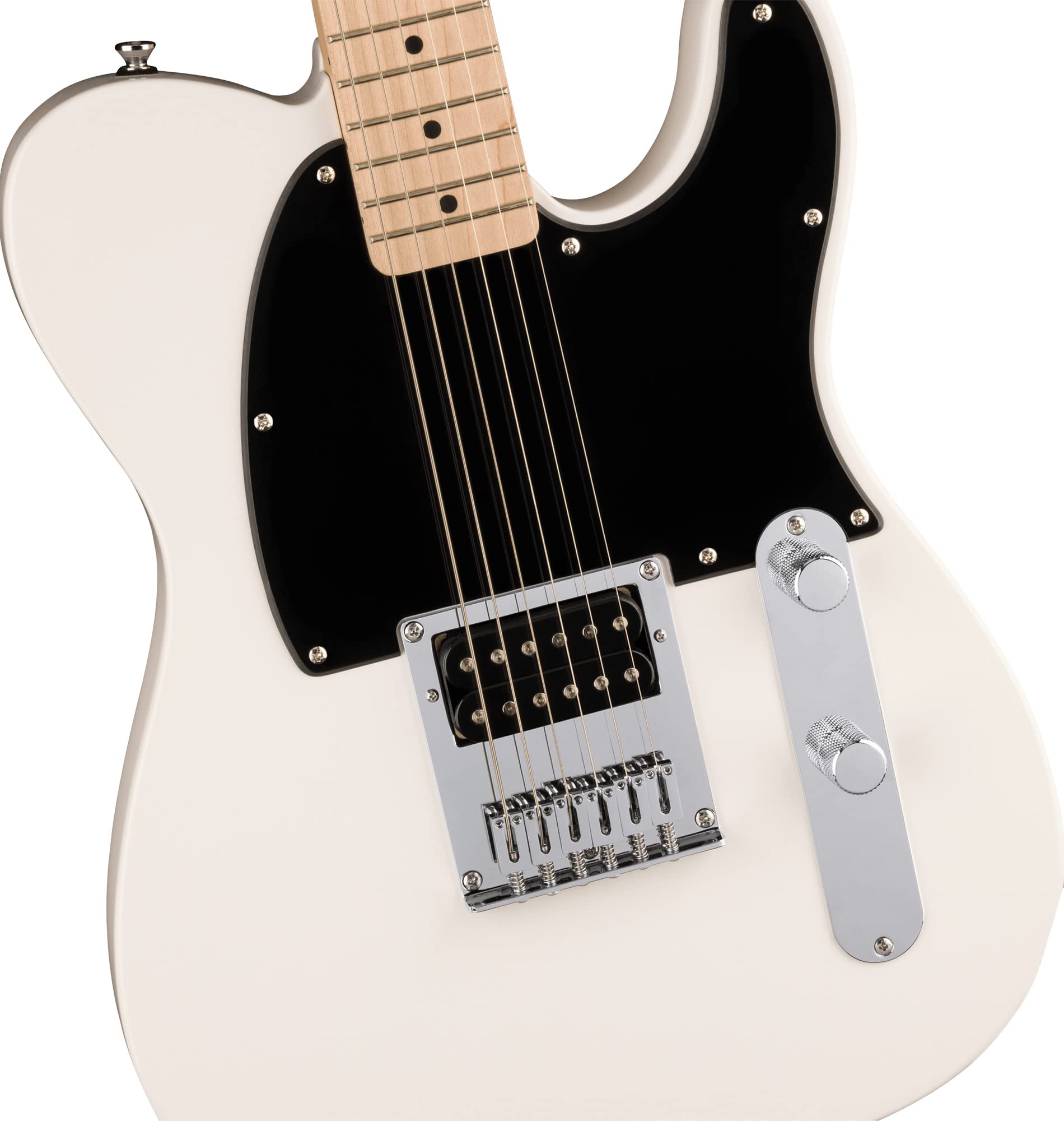 Fender Squier Sonic Esquire H Electric Guitar - Arctic White w/ Tuner