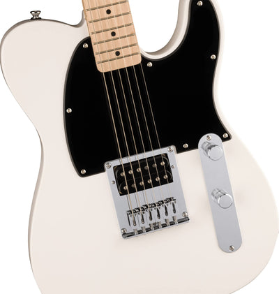 Fender Squier Sonic Esquire H Electric Guitar - Arctic White w/ Tuner