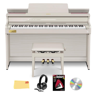 Casio AP-750 Celviano 88-Key Digital Piano - White w/ Cover