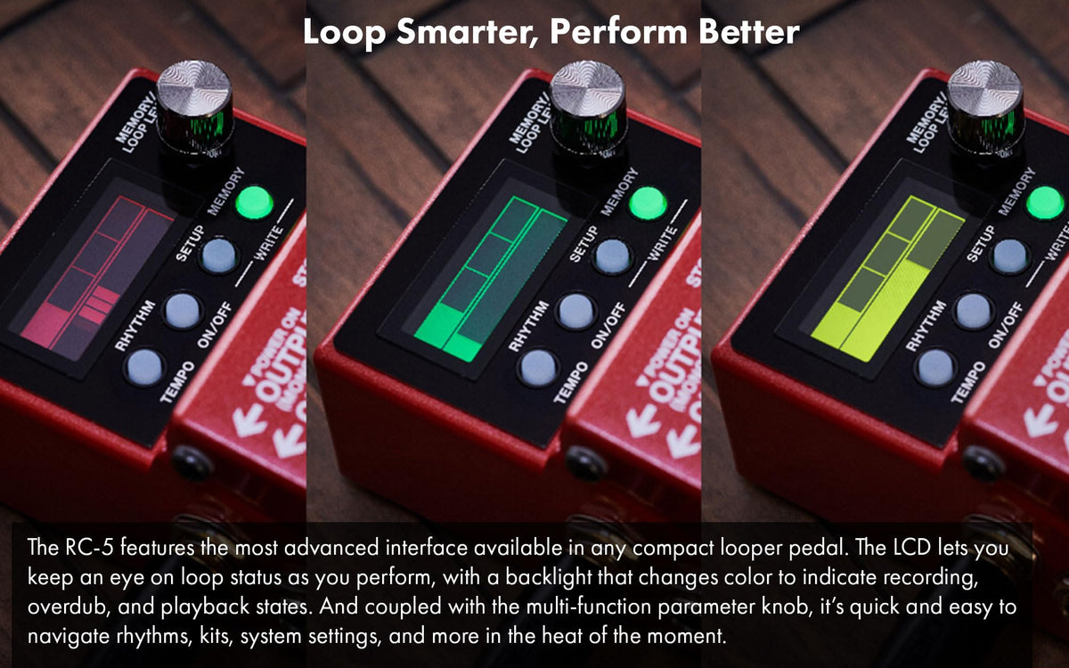 Boss RC-5 Loop Station w/ Instrument Cable