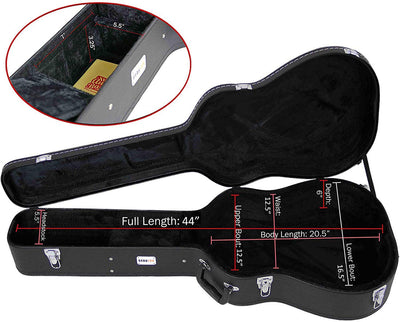 Gearlux Dreadnought Acoustic Guitar Hard Case