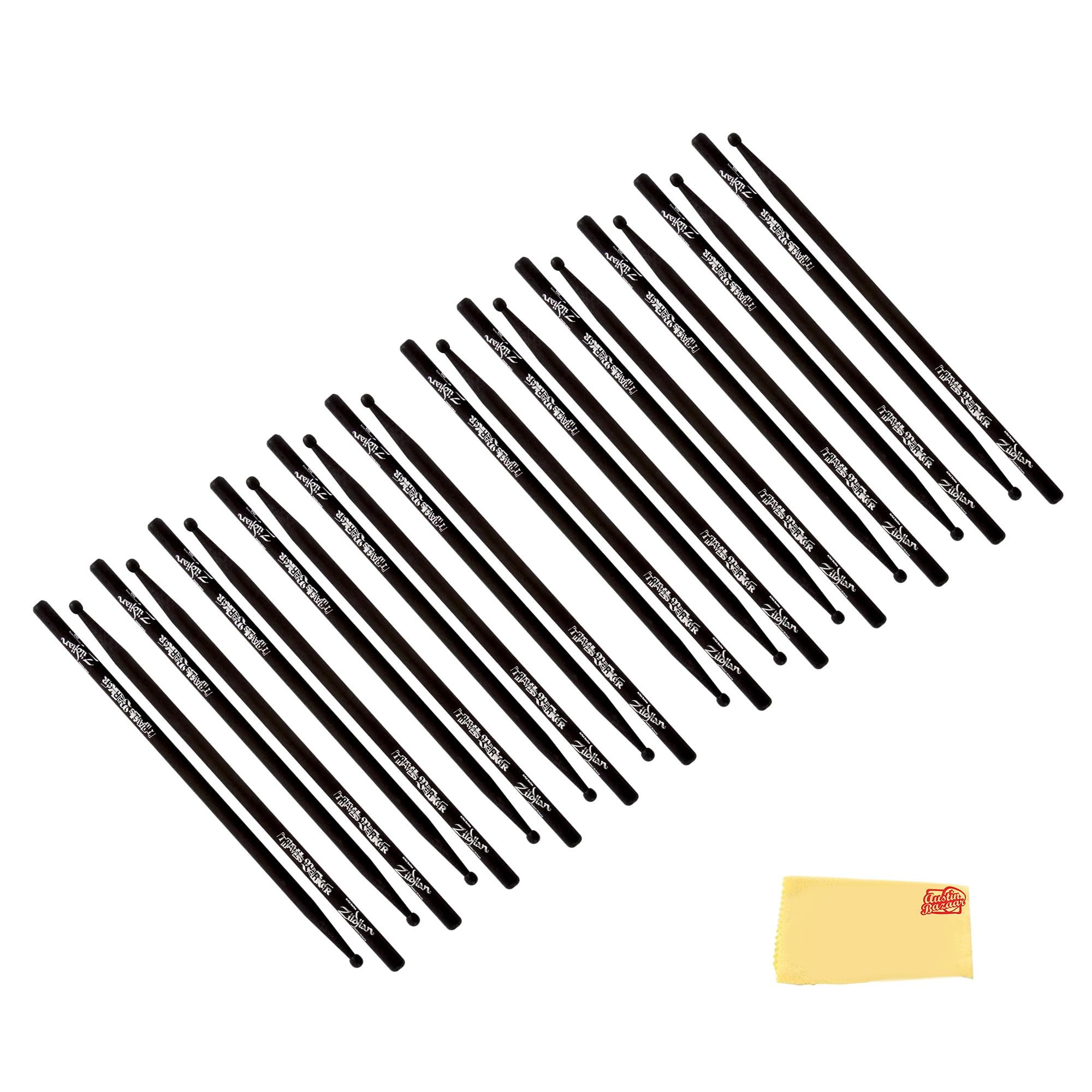 Zildjian ZASTBLK Travis Barker Black Artist Series Drumsticks - 12 Pack