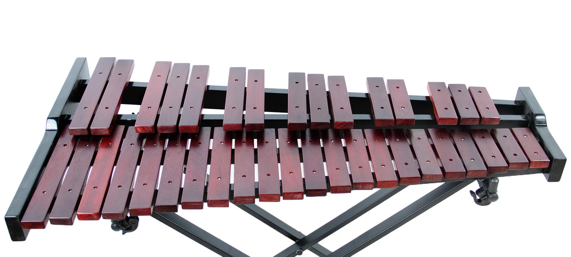 Gearlux 37-Key Wooden Xylophone with Mallets, Stand, and Gig Bag