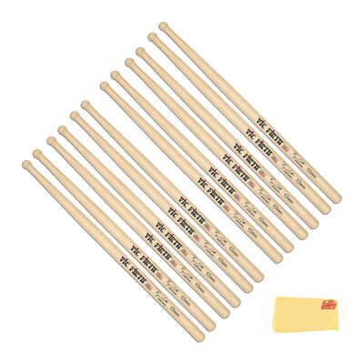 Vic Firth SRC Corpsmaster Signature Snare Roger Carter Drumsticks - 6 Pack