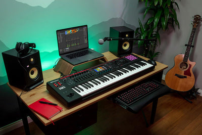 Roland Fantom-06 Synthesizer Keyboard w/ Adjustable Stand