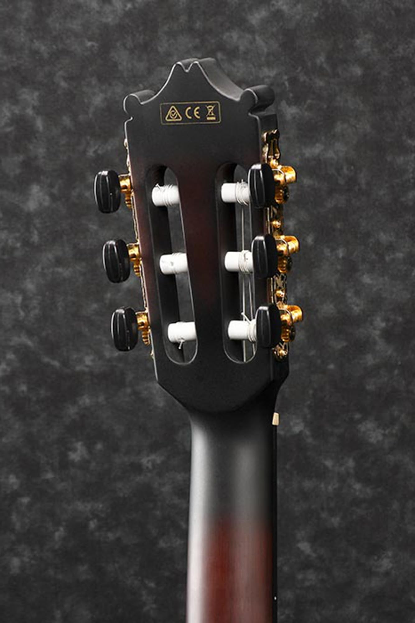 Ibanez GA35TCE Acoustic-Electric Classical Guitar - Dark Violin Sunburst High Gloss w/ Case