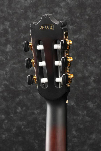Ibanez GA35TCE Acoustic-Electric Classical Guitar - Dark Violin Sunburst High Gloss w/ Case