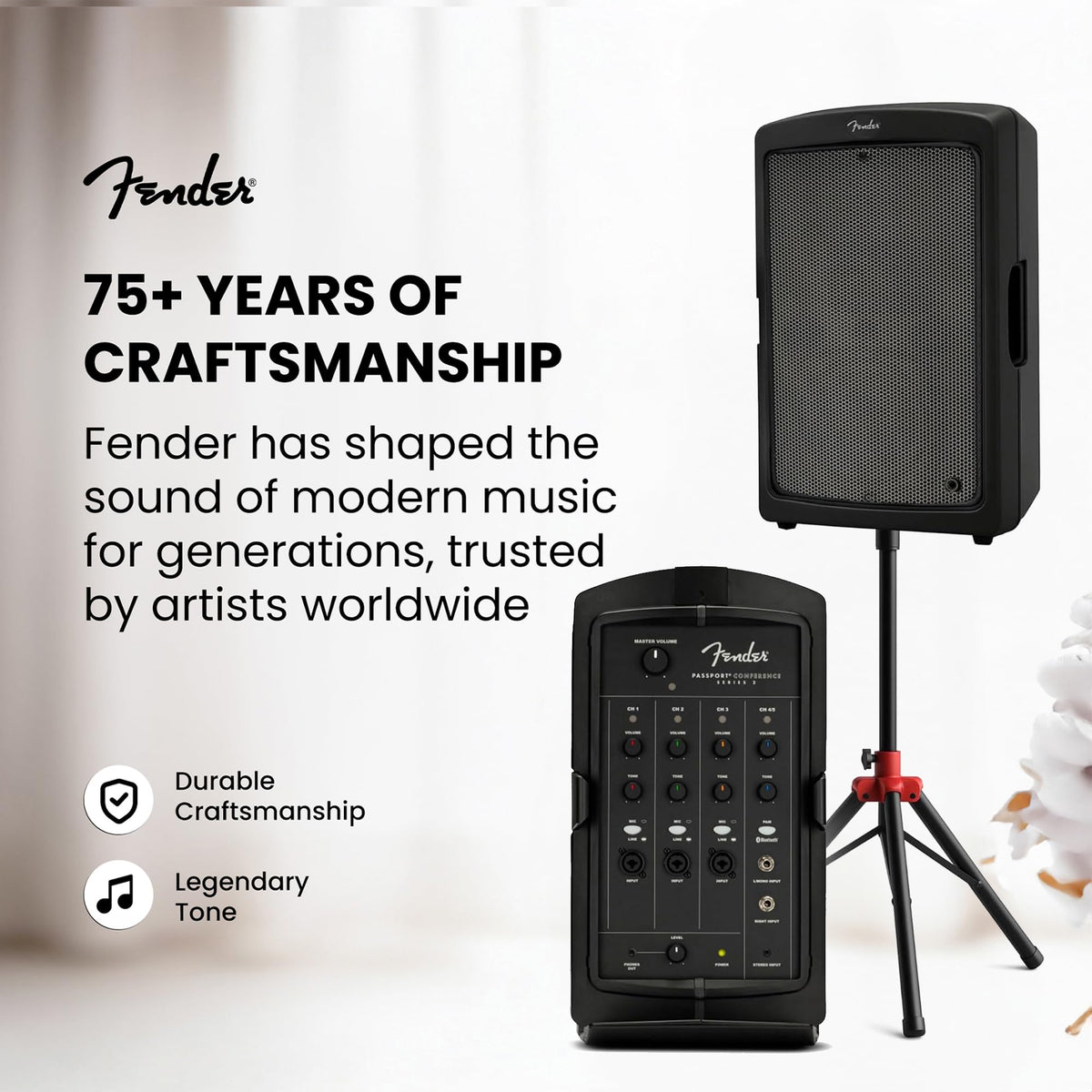 Fender Passport Conference S2 Portable PA System w/ Microphone