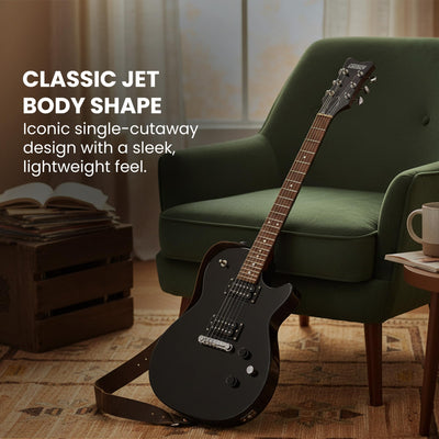 Gretsch Ignite Jet Club Electric Guitar - Jet Black w/ Gig Bag
