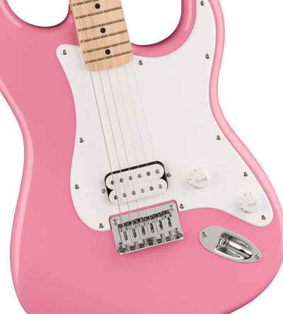 Fender Squier Sonic Stratocaster HT H - Flash Pink w/ Frontman 10G Amplifier