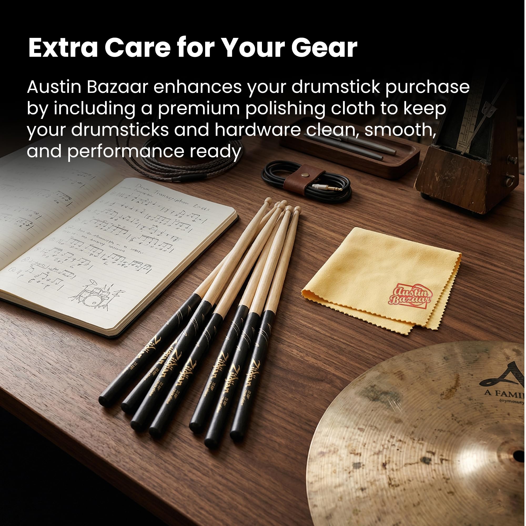 Zildjian 7A DIP Nylon Tip Drumsticks - 12 Pack