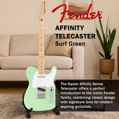 Fender Squier Affinity Telecaster - Surf Green w/ Frontman 10G Amplifier