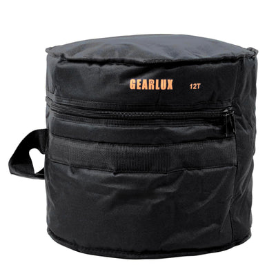 Gearlux 5-Piece Drum Bag Set for 10" Tom, 12" Tom, 14" Tom, 14" Snare, and 22" Bass