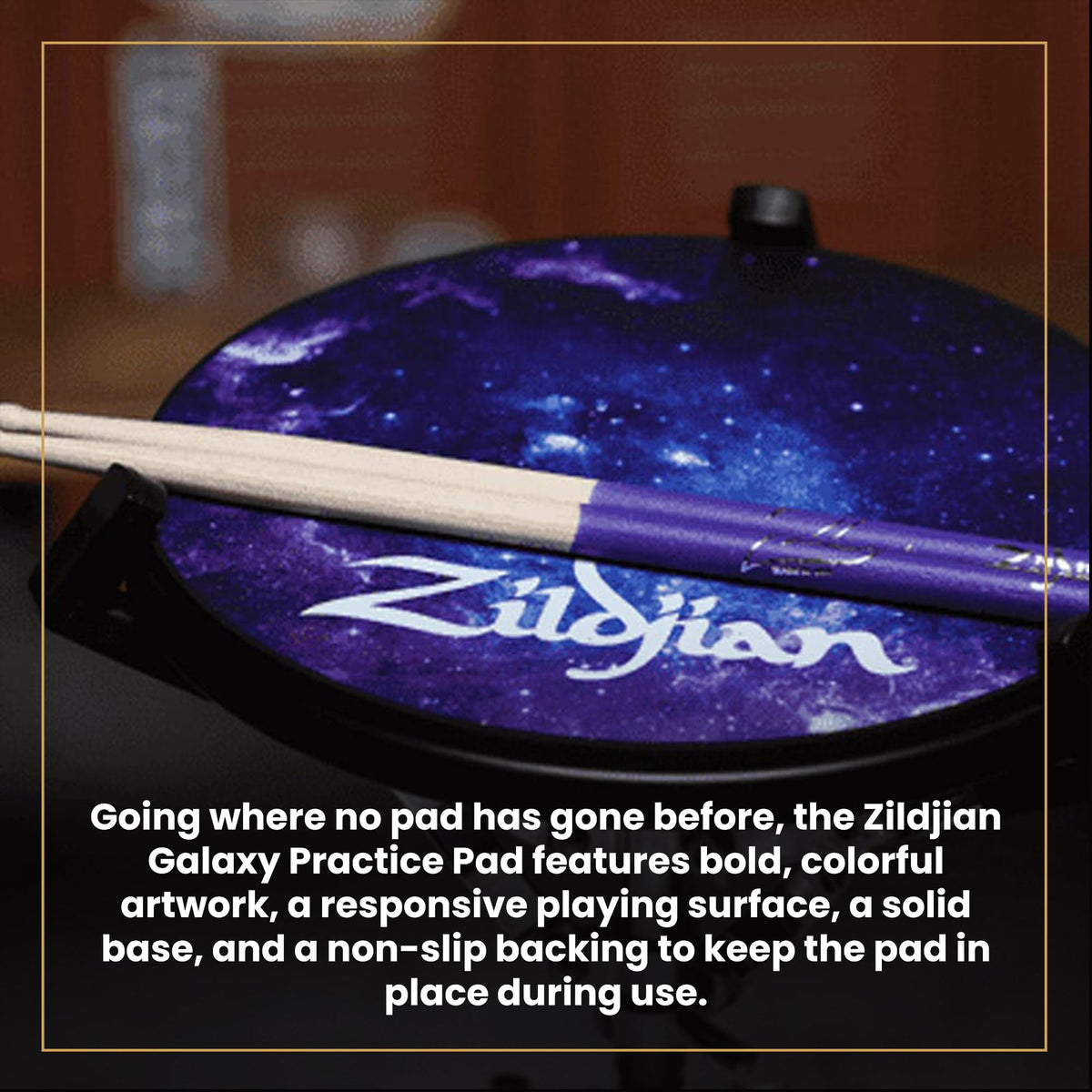 Zildjian ZXPPGAL06 Galaxy Practice Pad - 6 Inch