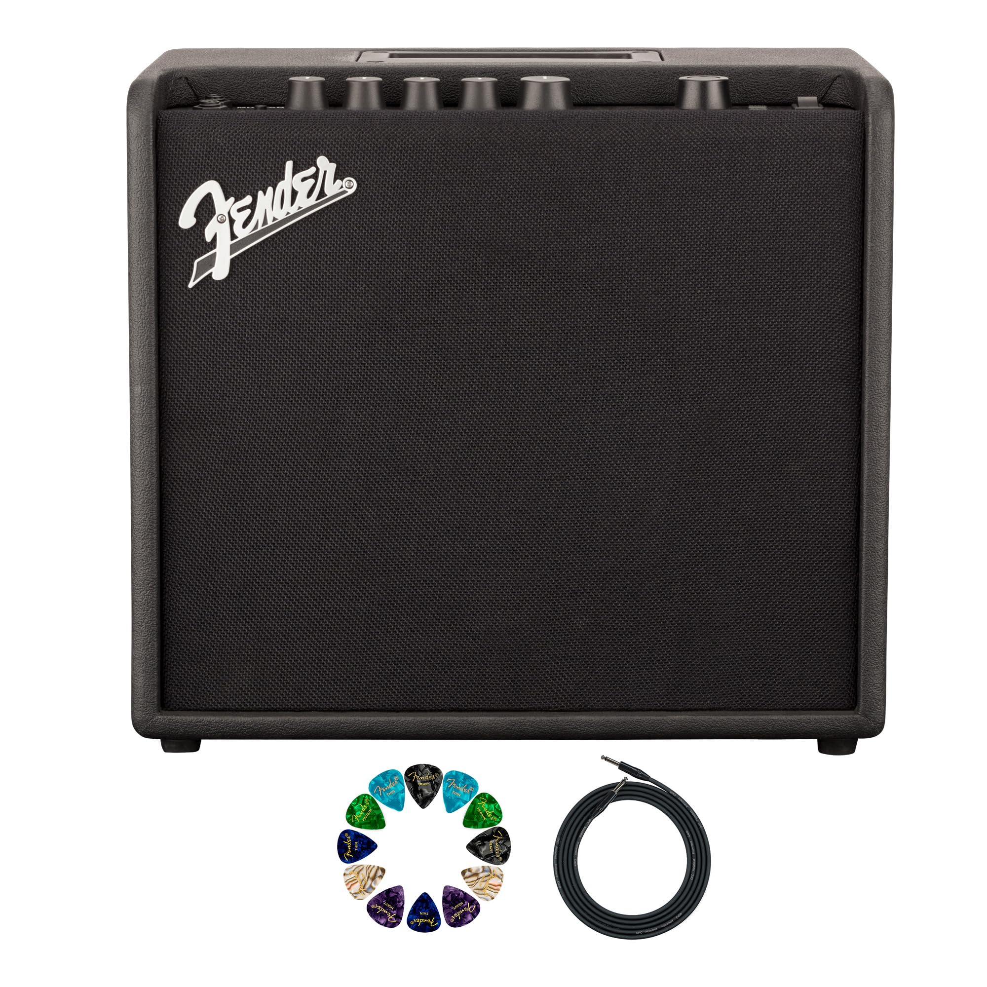 Fender Mustang LT25 Guitar Combo Amplifier w/ Instrument Cable