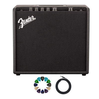 Fender Mustang LT25 Guitar Combo Amplifier w/ Instrument Cable