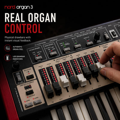 Nord Organ 3 Dual 61-Key Combo Organ w/ Stand