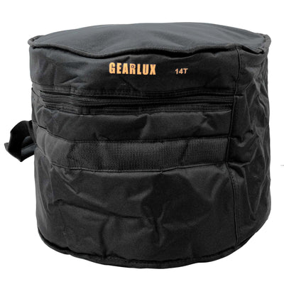 Gearlux 5-Piece Drum Bag Set for 10" Tom, 12" Tom, 14" Tom, 14" Snare, and 22" Bass