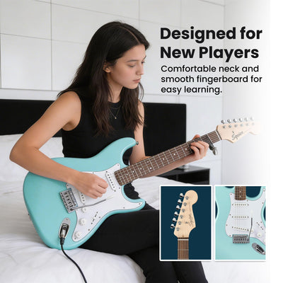 Fender Squier Stratocaster - Daphne Blue w/ Gig Bag