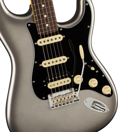 Fender American Professional II Stratocaster HSS - Mercury w/ Cleaning Kit