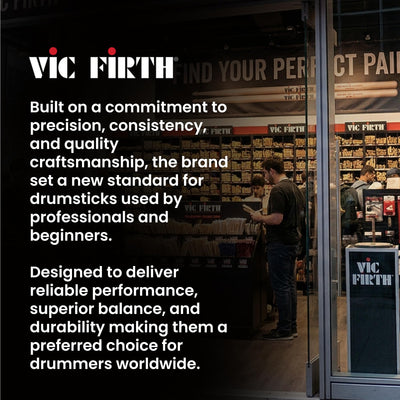 Vic Firth American Classic 55A Wood Tip Drumsticks - 12 Pack